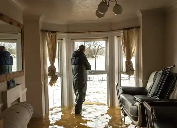 water damage restoration service Poplar-Cotton Center